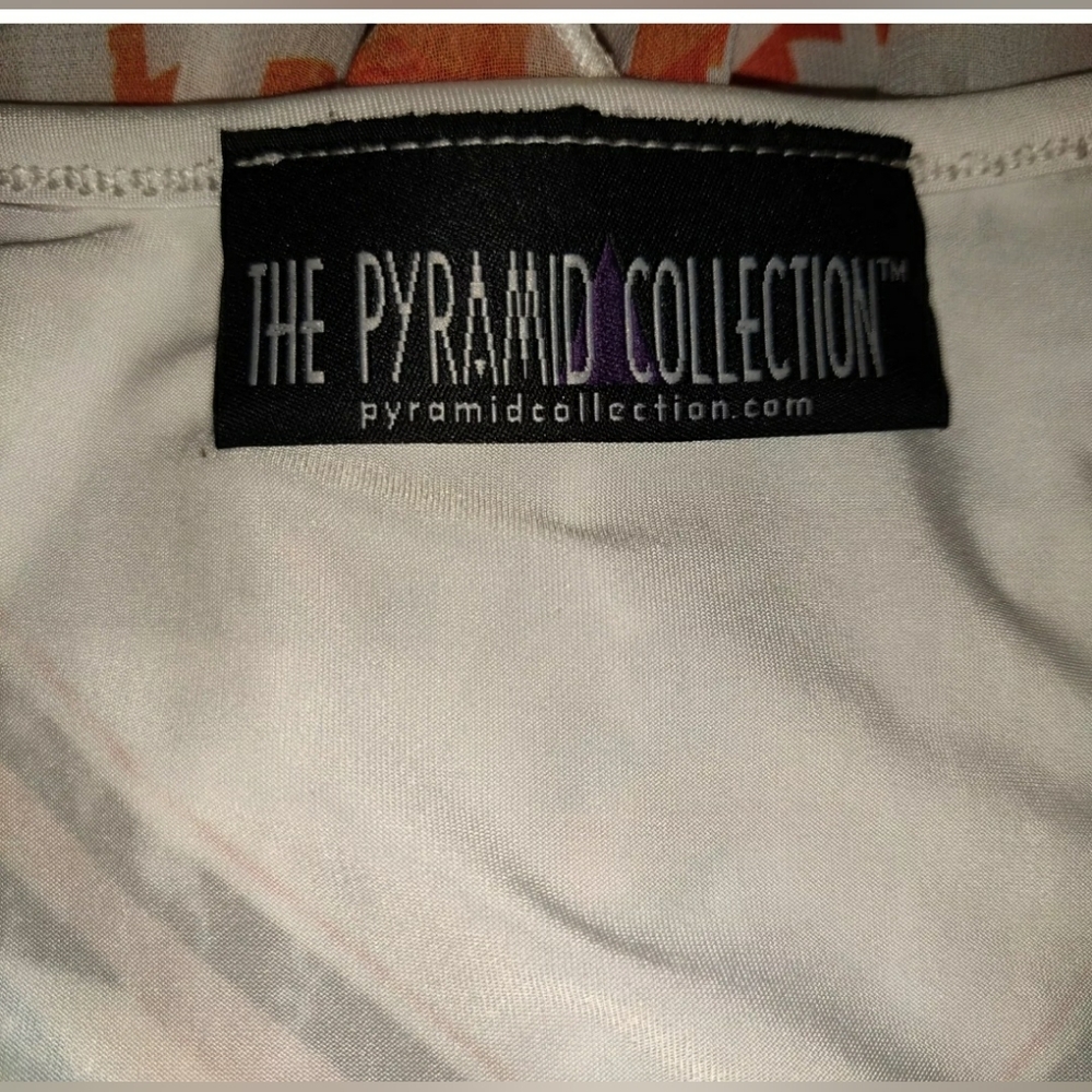 Pyramid Collection Tunic Top AZTEC Southwest Lightweight Asymmetrical SMALL - Picture 9 of 12